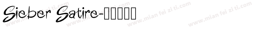 Sieber Satire字体转换